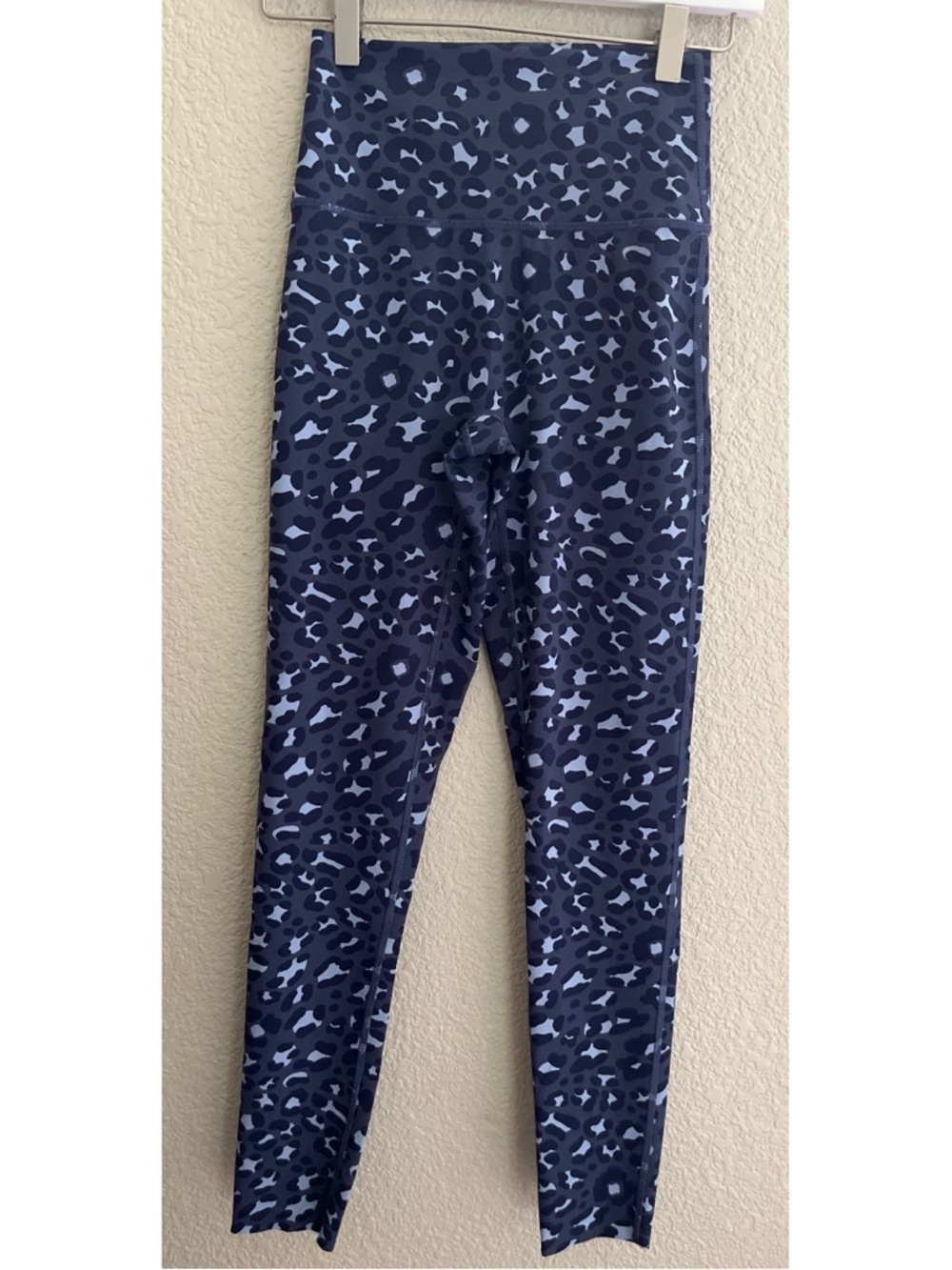 Aerie Offline Blue Cheetah Print Leggings Women’s Size Small